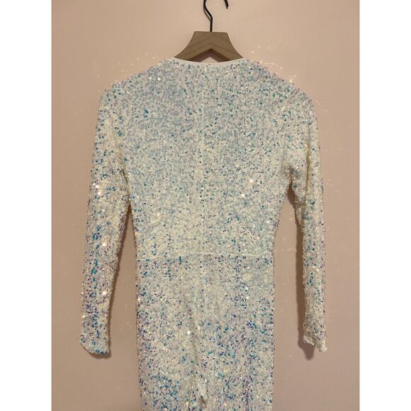 Show Me Your MuMu Sparkling White Jumpsuit - Picture 11 of 13